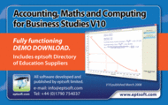 Accounting Maths and Computing screenshot